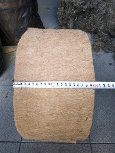 Джут шир. 20 см * длина рул. 20 м (толщина 4-6 мм)