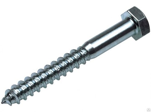 Шуруп глухарь с шестигранной головкой GL 10*80 2206 - фото 5402