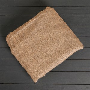 Мешковина джутовая, плотность ткани 270 гр/м2 (рулон 110 см*100 м) 1754